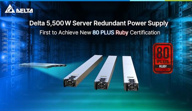 Delta Achieves 80 PLUS Ruby For AI Server Power Supplies