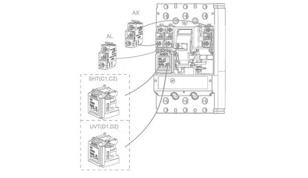 NOARK Electric Shunt Trip MCCB For Circuit Breaker Safety