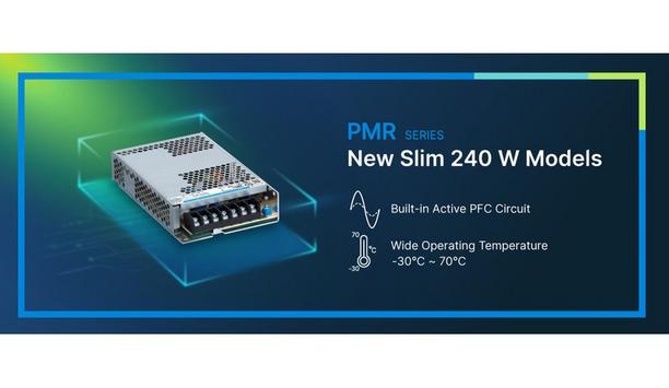 Delta Releases New Slim 240 W Panel Mount Power Supply With Built-in Active PFC