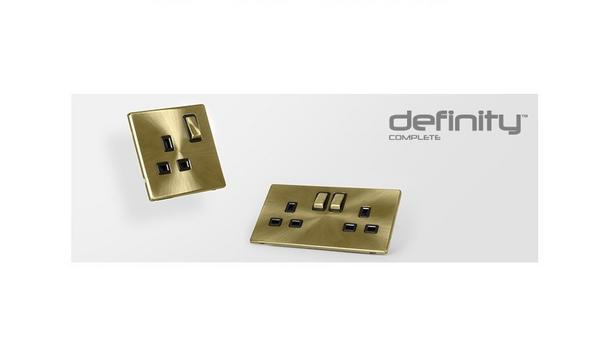 Scolmore Adds Antique Brass To Its Definity Complete Range