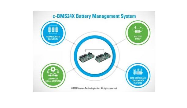Sensata Technologies Launches C-BMS24X Battery Management System With Advanced Software Features For Industrial Applications And Low Voltage Electric Vehicles