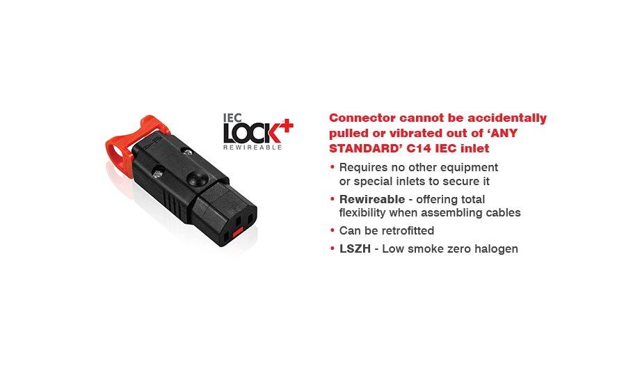Scolmore launches locking rewireable C13 IEC Connector