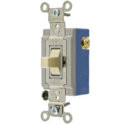 Bryant 4822I Ivory Industrial Grade Single Pole Toggle Switch