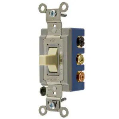 Bryant 4825I Ivory Industrial Grade Double Pole Toggle Switch