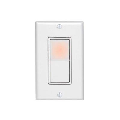 Leviton 5674-2W Illuminated 3-Way Rocker Switch