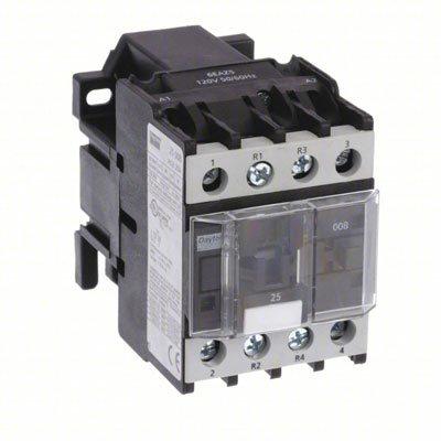 Dayton 6EAY6 4 Pole 25 A Non-Reversing IEC Magnetic Contactor