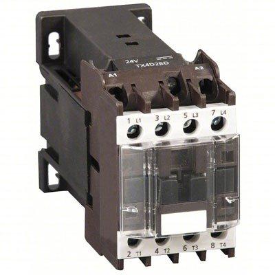 Dayton 6ECE4 4 Pole 9 A Non-Reversing IEC Magnetic Contactor