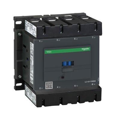 Schneider Electric LC1D115004MD Non-Reversing 4 Pole 200 A Contactor