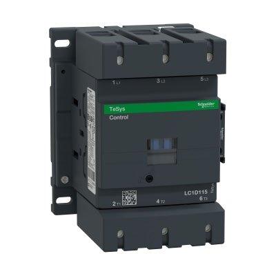 Schneider Electric LC1D115T6 Non-Reversing 3 Pole 115 A Contactor
