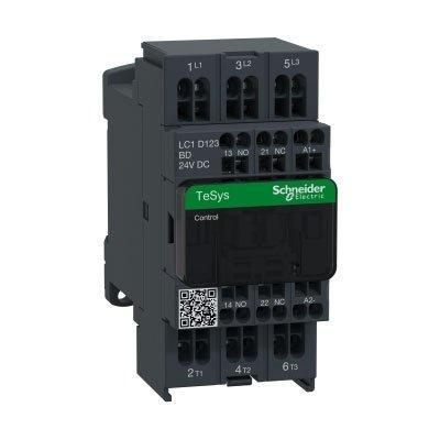 Schneider Electric LC1D123BD Non-Reversing 3 Pole 12 A Contactor