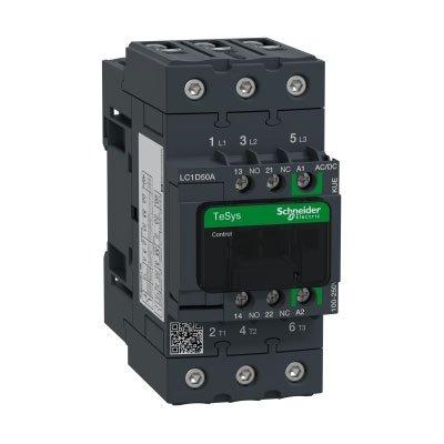 Schneider Electric LC1D50AKUE Non-Reversing 3 Pole 50 A Contactor