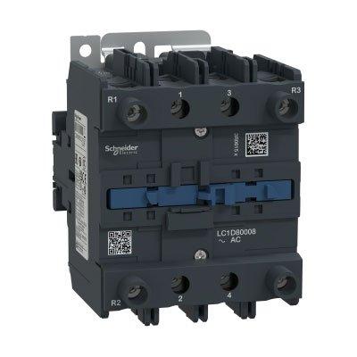 Schneider Electric LC1D80008F7 Non-Reversing 4 Pole 125 A Contactor