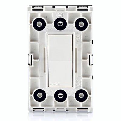 Leviton W5621-2W White Single Pole Rocker Switch