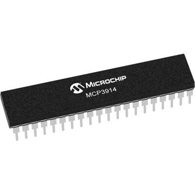 Microchip MCP3914 24-Bit, 125kSPS, 8-Ch Simultaneous Sample ADC