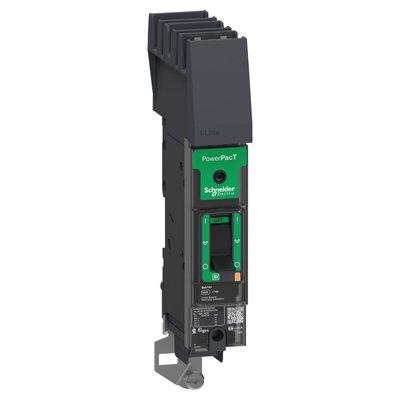 Schneider Electric BDA140201 Circuit breaker, PowerPact B, 20A, 1 pole, 480Y/277VAC, 18kA, I-Line, thermal magnetic, 80%, A