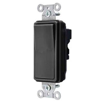 Hubbell SNAP2101BKNA Heavy Duty Style Line Decorator Switch